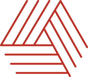 Line icon in a triangle shape.